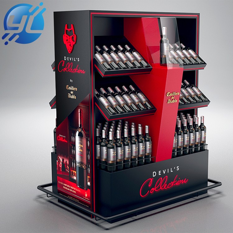 Customize new style liquor bottle display shelf or wine display cabinet
