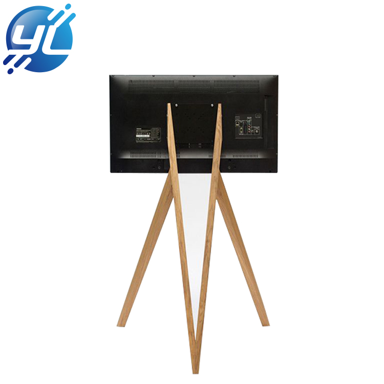 Modern wood lcd tv stand with storage cabinet