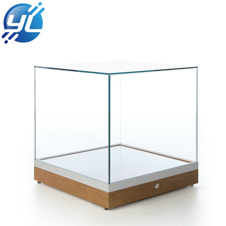 Luxury high end tempered glass jewelry display case