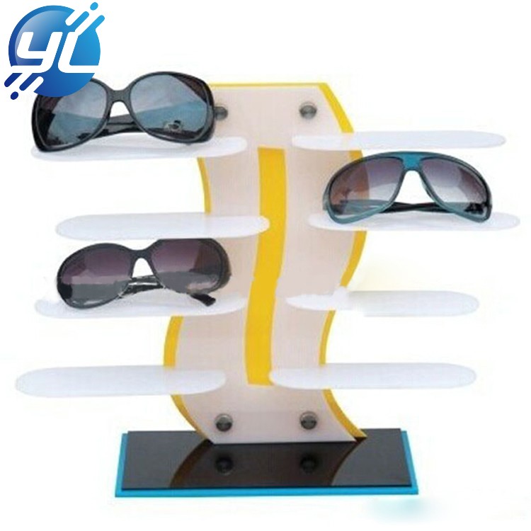 Custom cart glass cabinet for sunglasses display rack