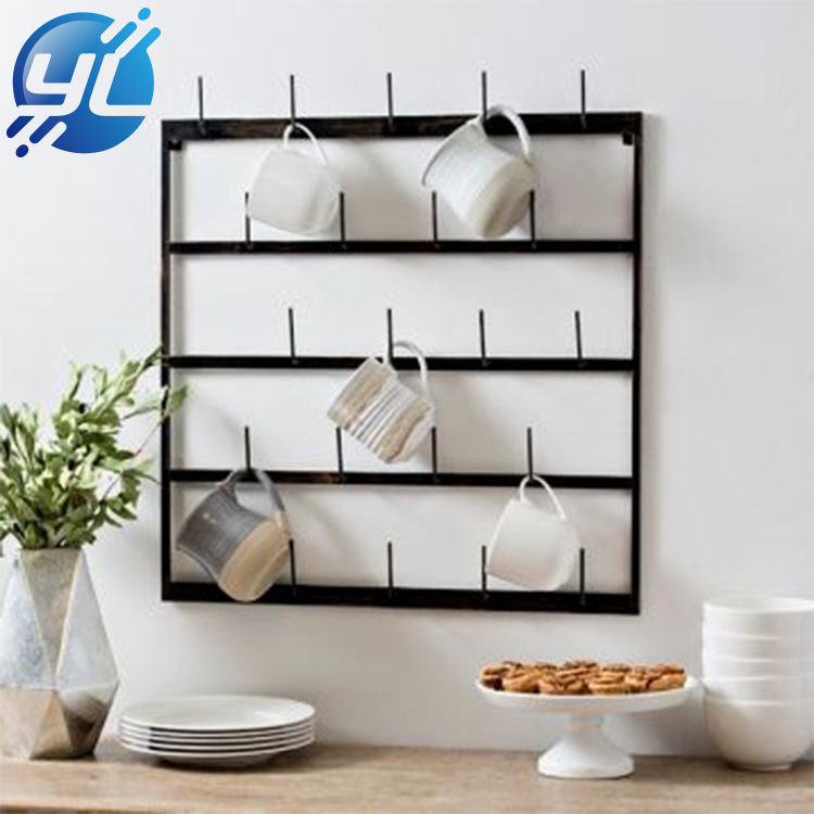 Modern home decoration wall shelf unique novelty small plant pot display rack