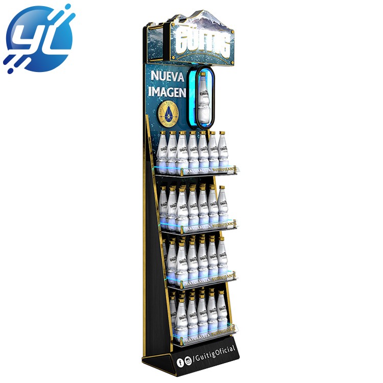 Hot sales POS display counter for energy drinking or cola or beverage promotion