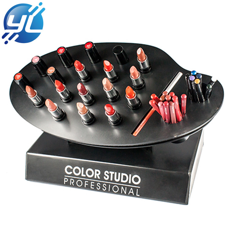 Customized Beauty Counter Makeup Cosmetic Lipstick Display Rack for promotion