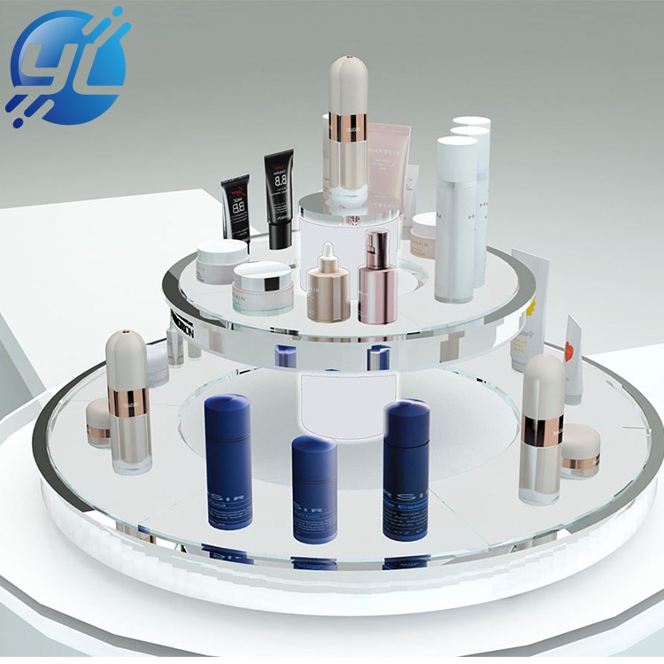 Customized Beauty Counter Makeup Cosmetic Lipstick Display Rack for promotion