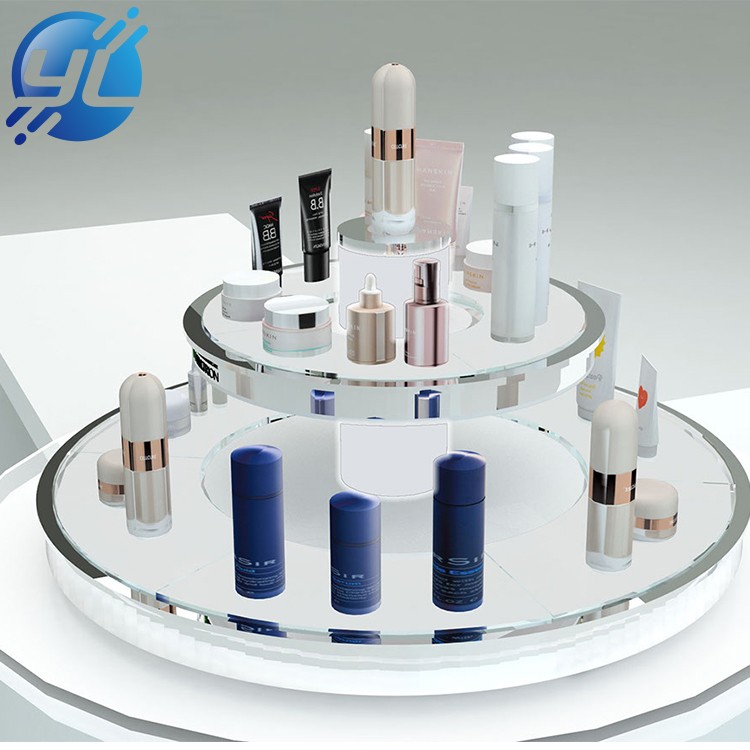 Cosmetic display stand or makeup stand cosmetic display for marble