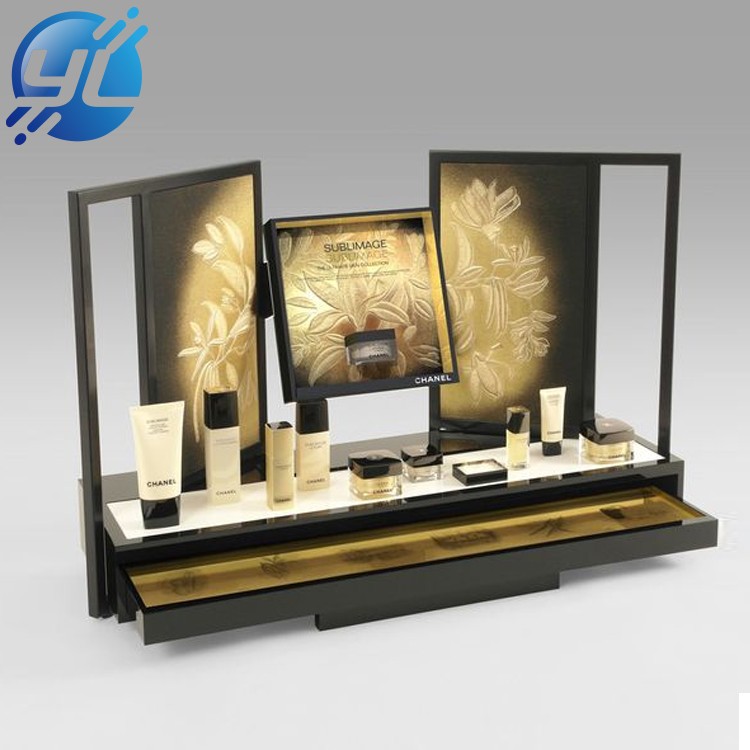 Cosmetic display stand or makeup stand cosmetic display for marble