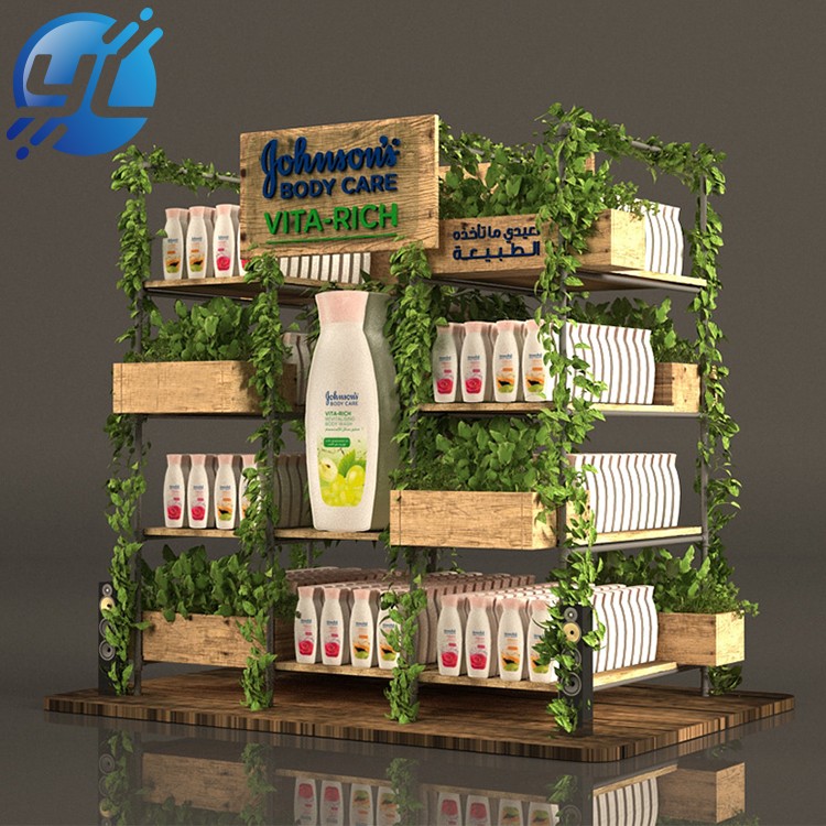 Supermarket display rack daily supplies display rack shower gel display rack