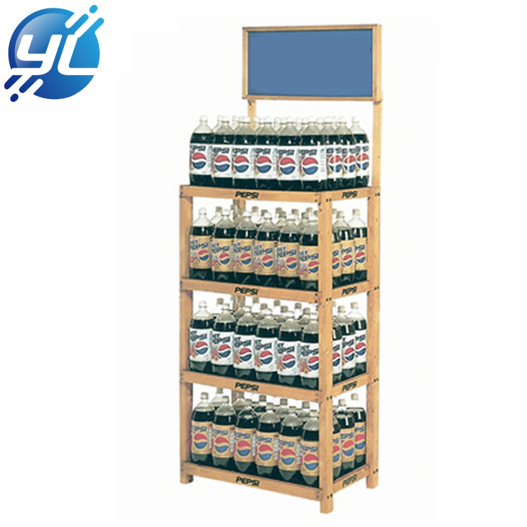 Free Custom Design Cheaper High Quality Promotion Beverage Floor Display rack