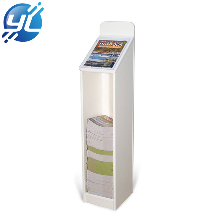 Custom high quality shop display book racks,wooden book display stands