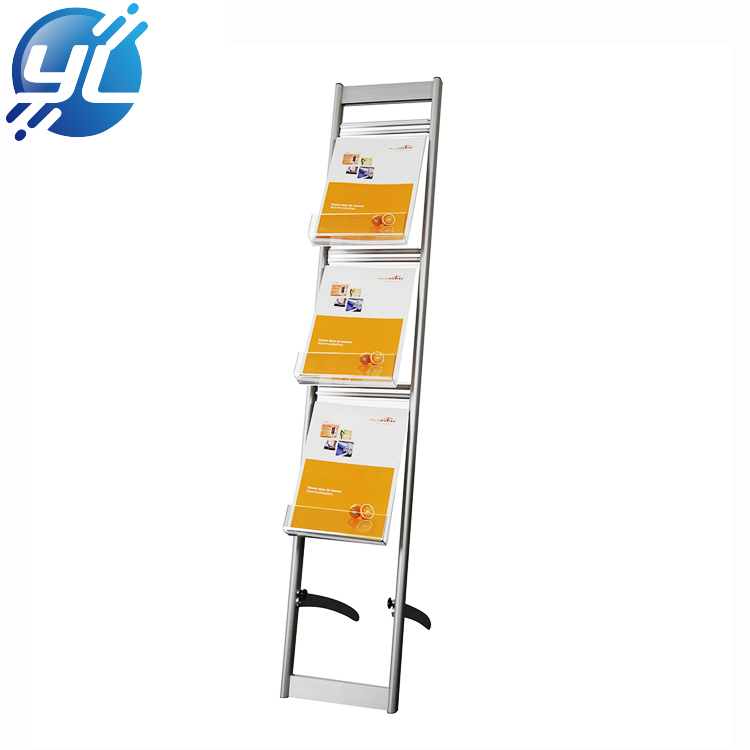 Custom high quality shop display book racks,wooden book display stands