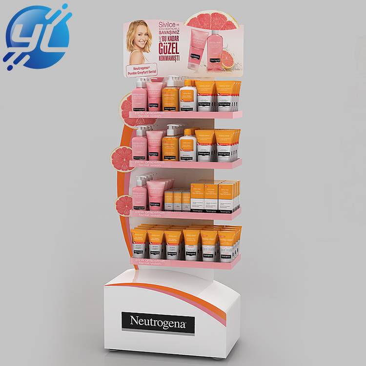 Free Design High Quality Acrylic Cosmetic Display Rack for Shopping mall