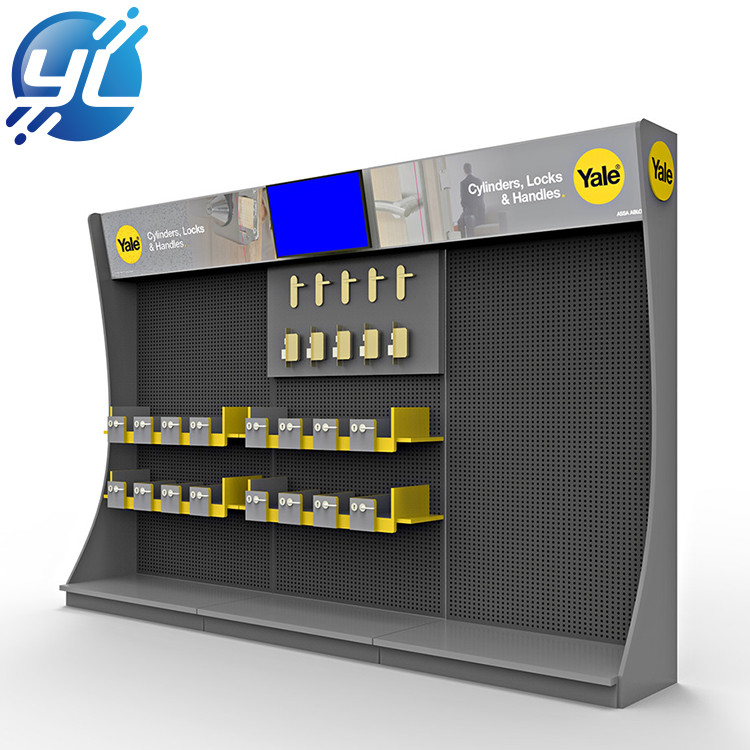 High quality new design pharmacy furniture metal drug display rack