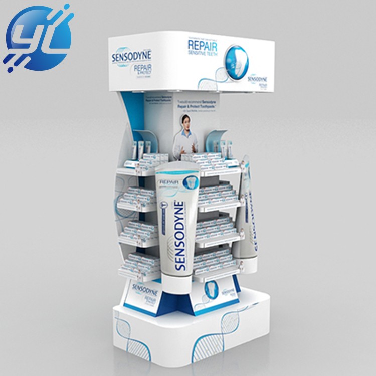 Customize POP/ POS floor standing advertising of foot care display rack