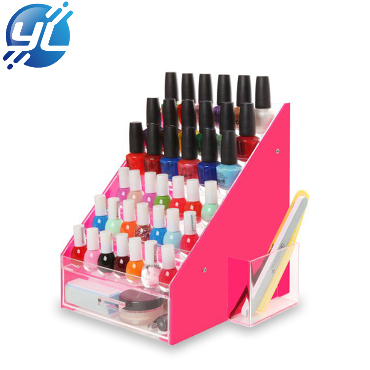 Good quality metallic floor display shelf cosmetics for pharmacy and convenient store