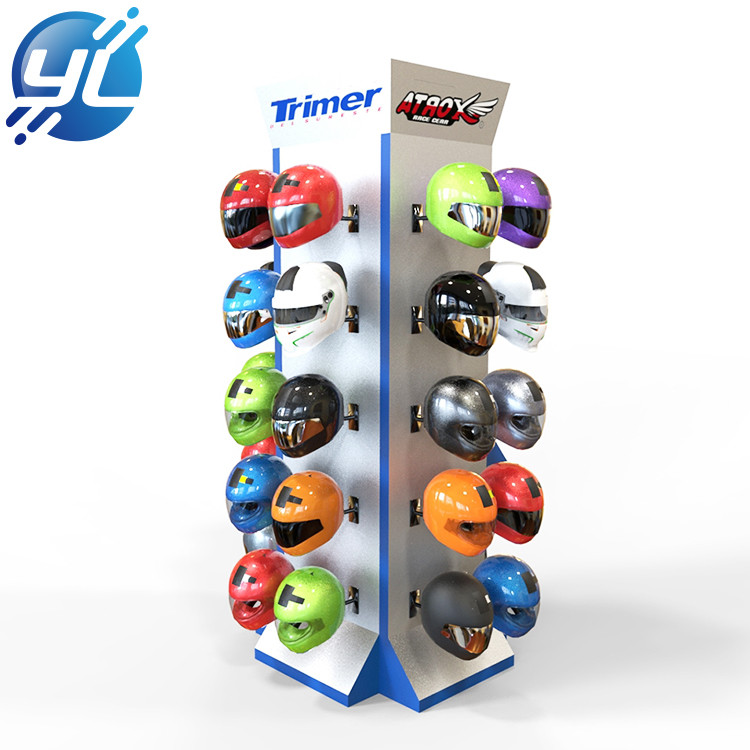 The best promotion motorcycle helmet display rack/safety helmet stand