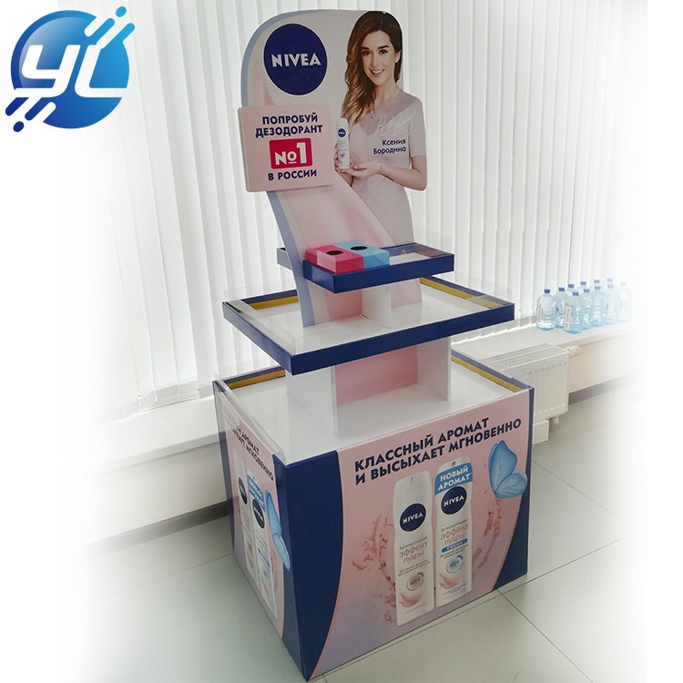 Customize POP / POS retail floor display stand for household washing products