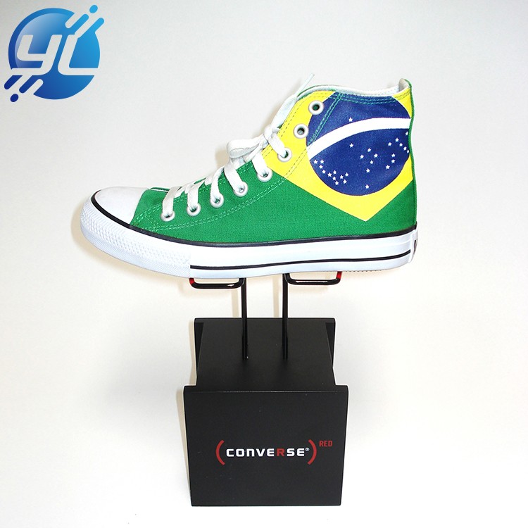 Hot sales for shipping mall acrylic shoe display stand