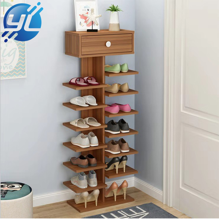 Free design wooden shoes display stands home floor display