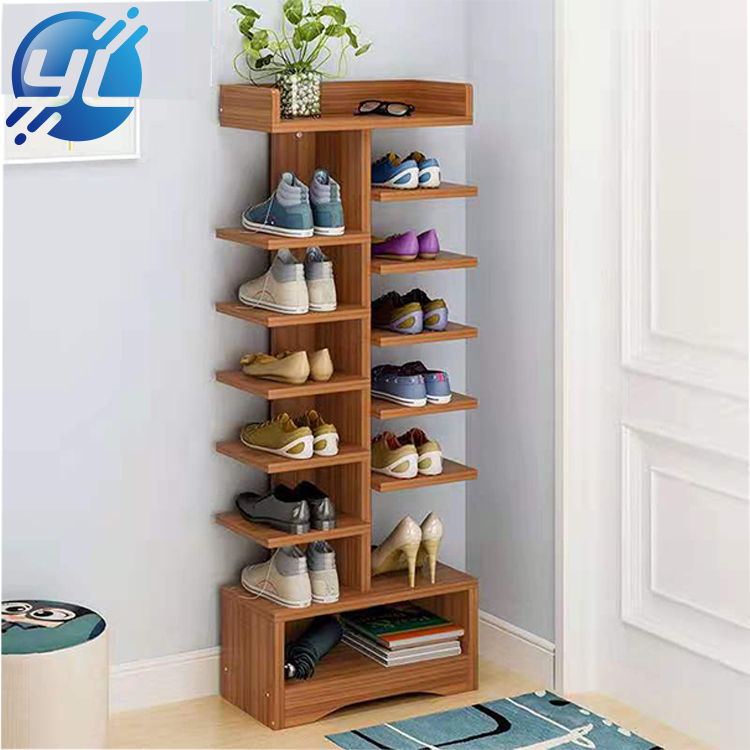 Free design wooden shoes display stands home floor display