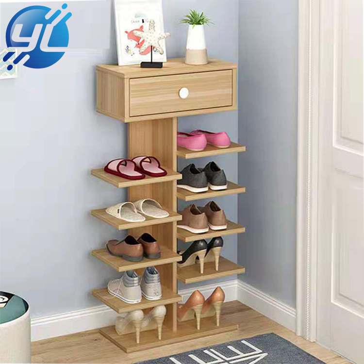Free design wooden shoes display stands home floor display