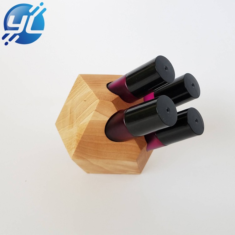 Essential Oil wooden shelf for cosmetics display