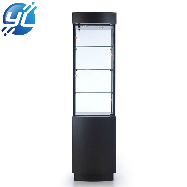 Fashionable glass optical sunglasses display stands sunglass kiosk design