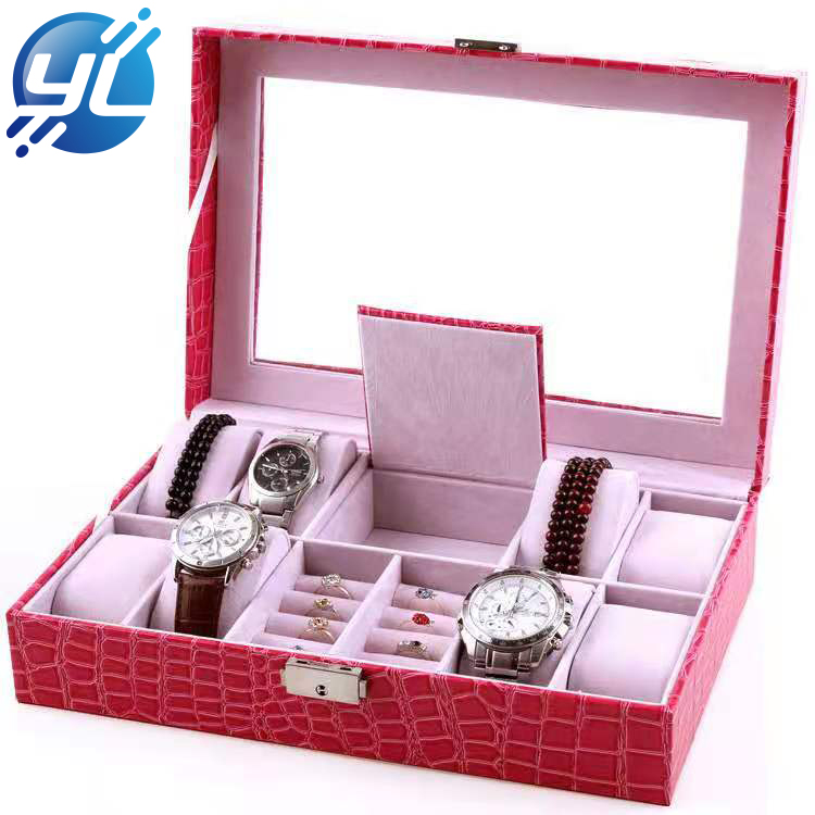 Customizable wholesale luxury wooden jewelry floor display box