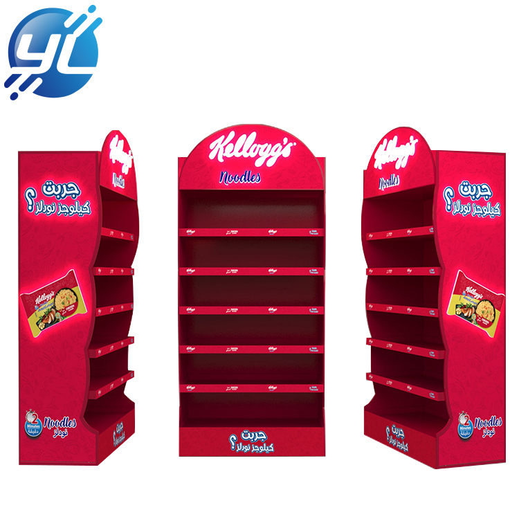 POP Wood Display Stand For Instant Noodles Advertising At Supermarket From China Supplier