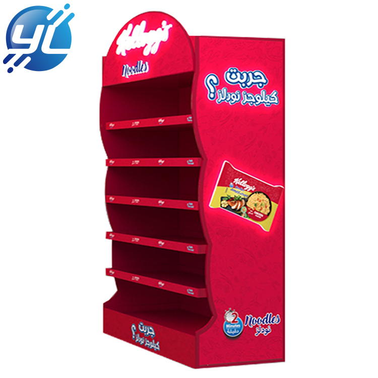 POP Wood Display Stand For Instant Noodles Advertising At Supermarket From China Supplier