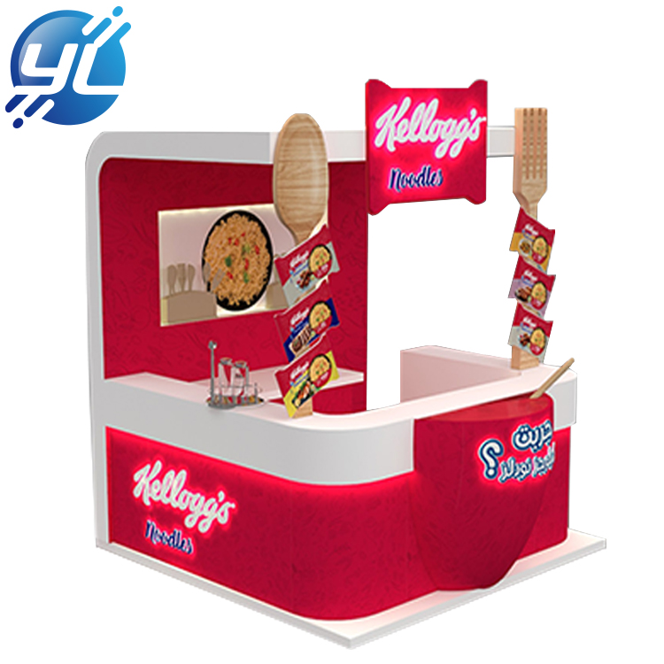 POP Wood Display Stand For Instant Noodles Advertising At Supermarket From China Supplier
