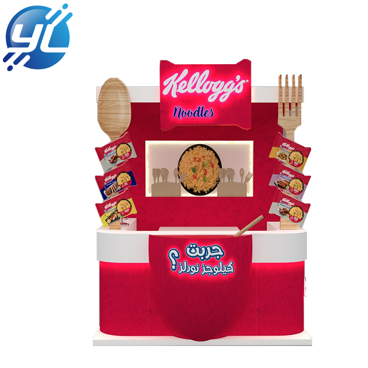 POP Wood Display Stand For Instant Noodles Advertising At Supermarket From China Supplier