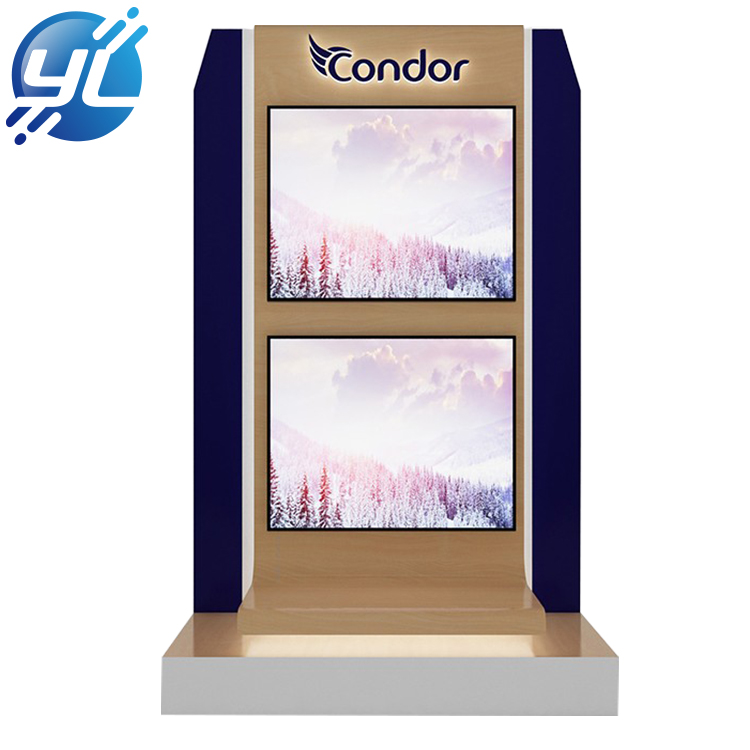 Custom Trade Show Display Modular Exhibition Display Stainless steel TV Stand