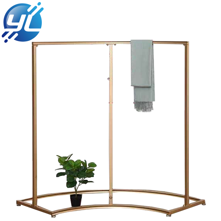 Customized Promotion Metal Floor Display Stand woman Clothing Display Rack For Supermarket