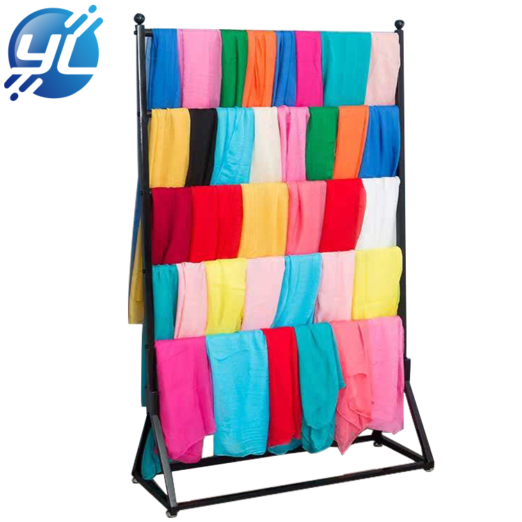 Multilevel High Quality Metal Scarf Display Stand for Wholesale