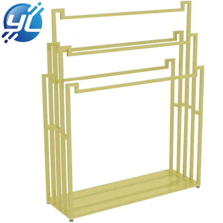 Multilevel High Quality Metal Scarf Display Stand for Wholesale