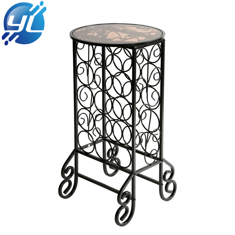 Made in China iron wire Material Merchandise Wine Display Stand