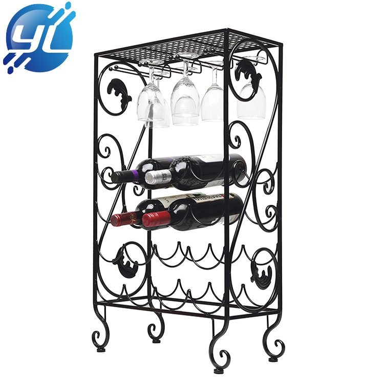 Made in China iron wire Material Merchandise Wine Display Stand