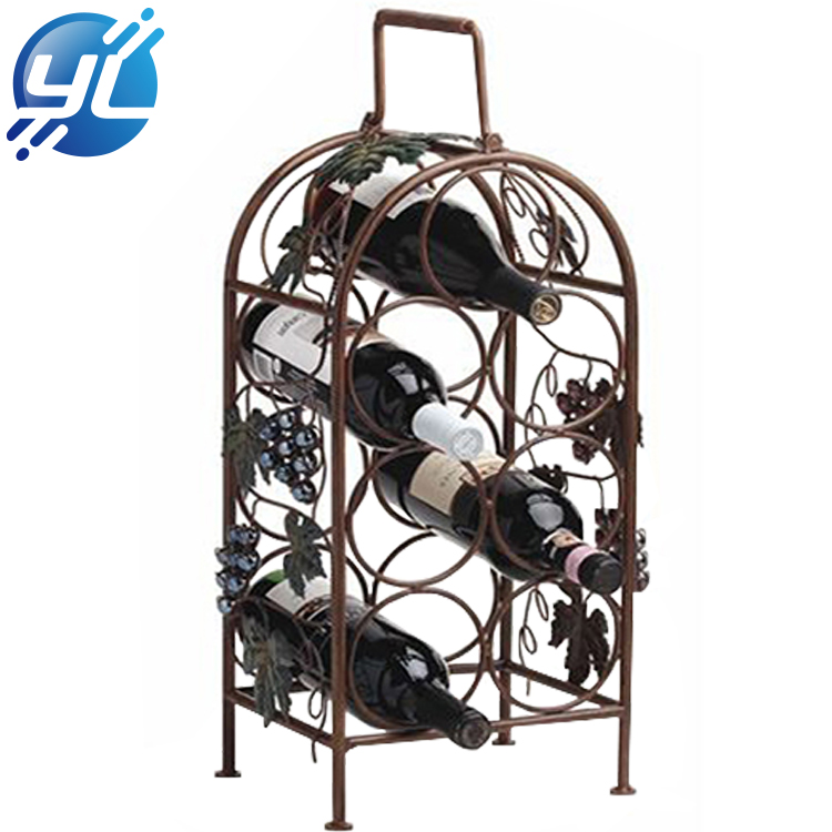 Made in China iron wire Material Merchandise Wine Display Stand