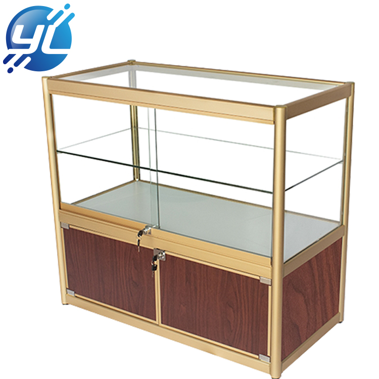 Custom Tradeshow Free Stand Fashion Design Diamond Accessories Jewelry Display Cabinet