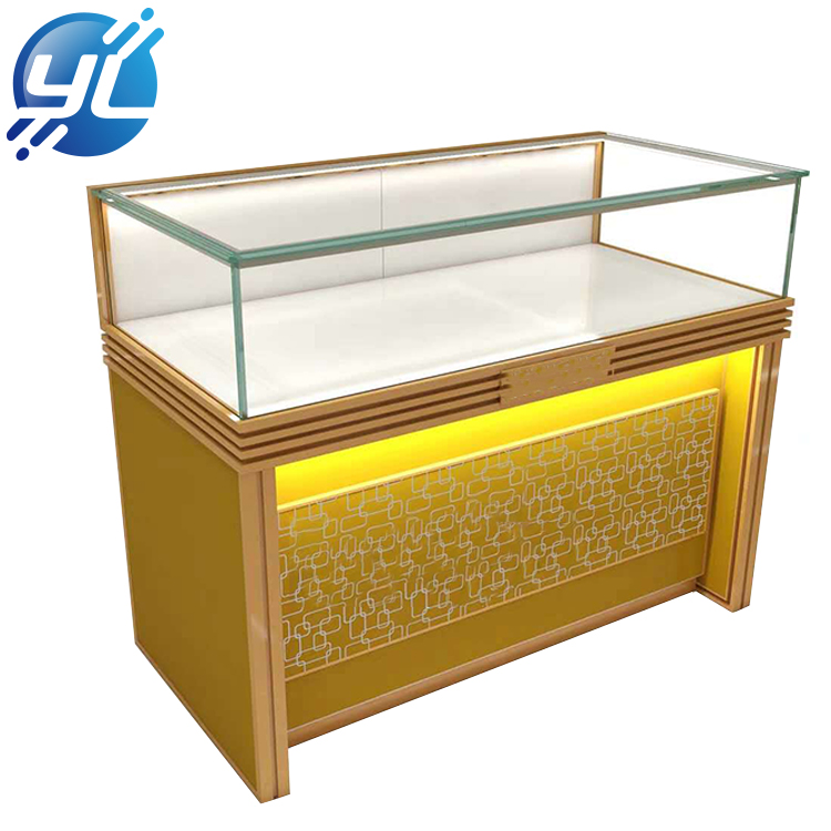 Custom Tradeshow Free Stand Fashion Design Diamond Accessories Jewelry Display Cabinet