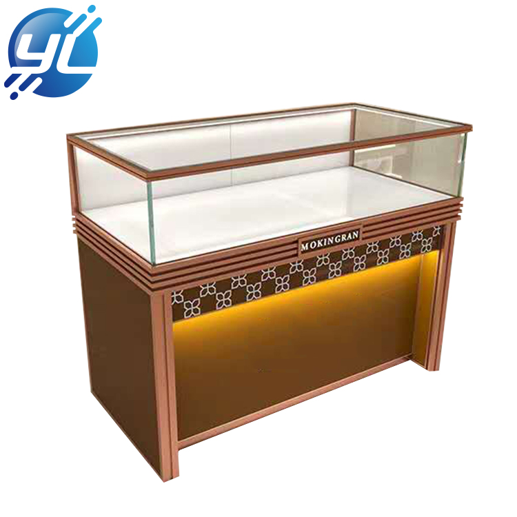 Custom Tradeshow Free Stand Fashion Design Diamond Accessories Jewelry Display Cabinet