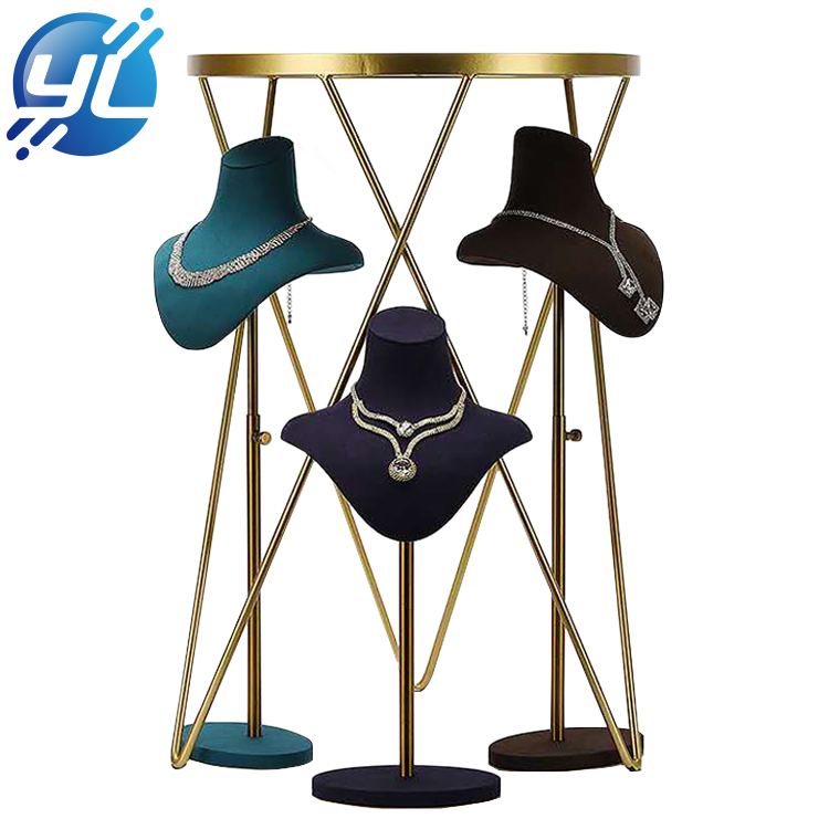 Factory wholesale custom jewelry mannequin jewelry display stand