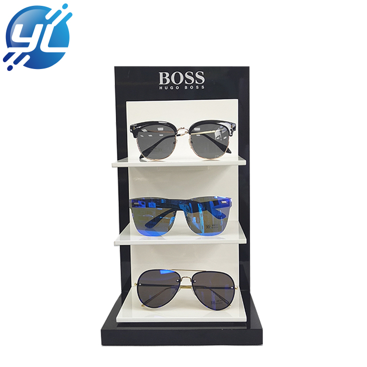 OEM Quality Retail Chain Store Sunglasses display racks Wooden Sunglass Display Stand