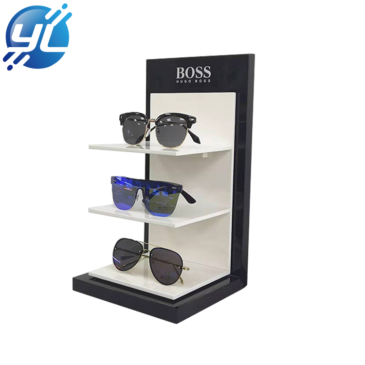 OEM Quality Retail Chain Store Sunglasses display racks Wooden Sunglass Display Stand