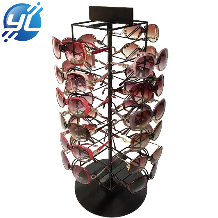 2020 Wood Material Custom Portable Sunglass Display Pop Innovate Sunglasses Display Stand