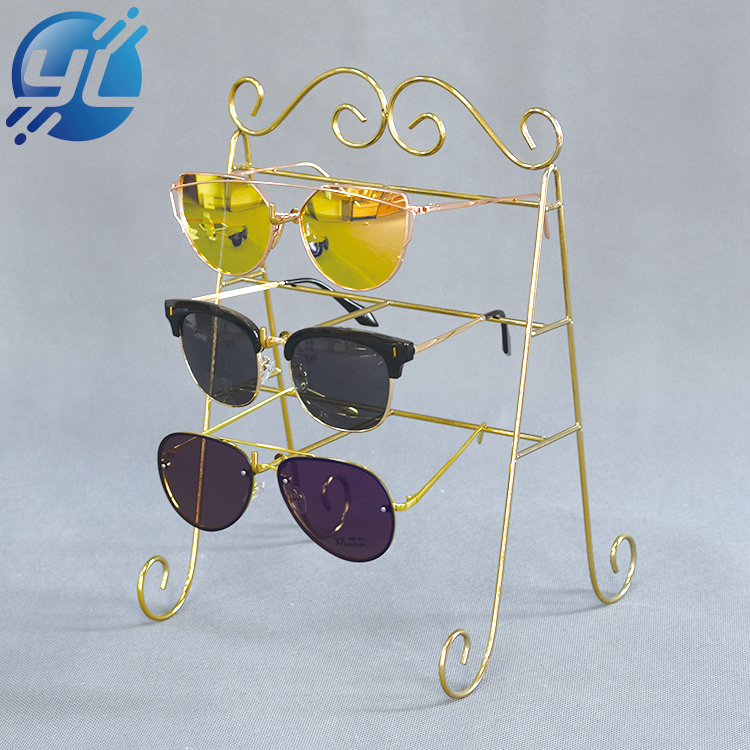 Customized Metal Alloy Counter Display Stand For Glasses