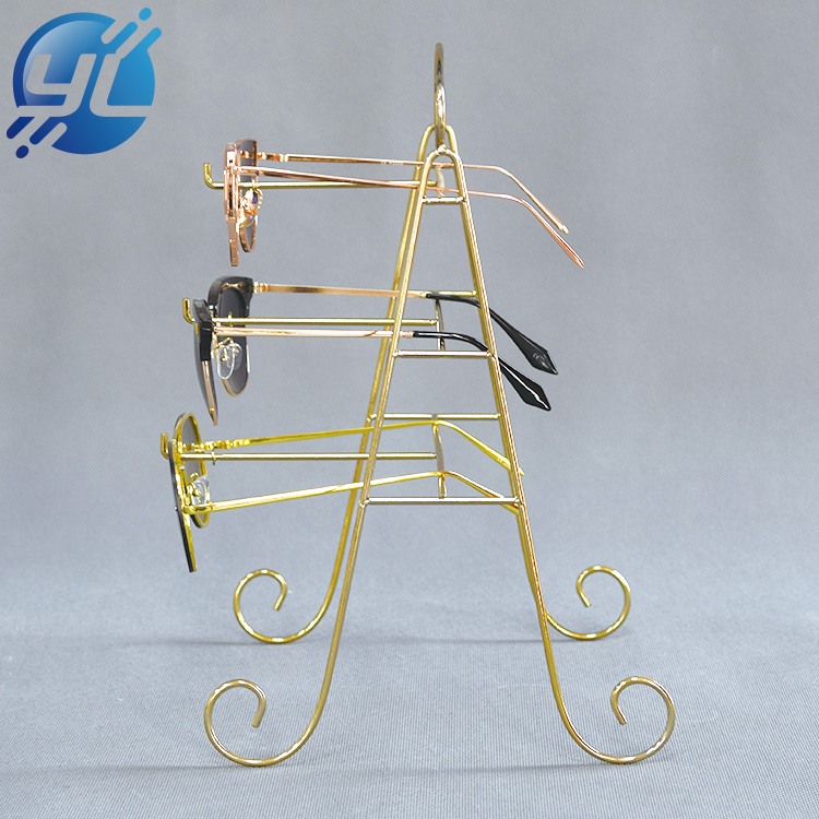 Customized Metal Alloy Counter Display Stand For Glasses