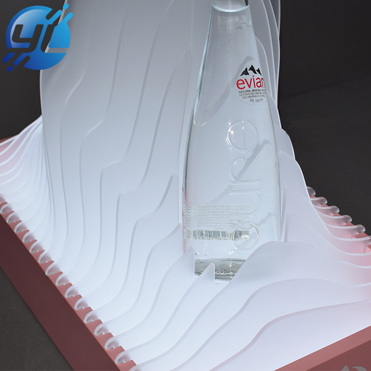 Small Stable Desktop Acrylic Plate Water Bottle Display Rack