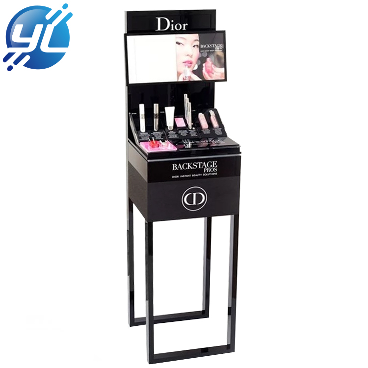 High Quality Custom Rack Product Retail Metal Cosmetic Makeup Display Stand