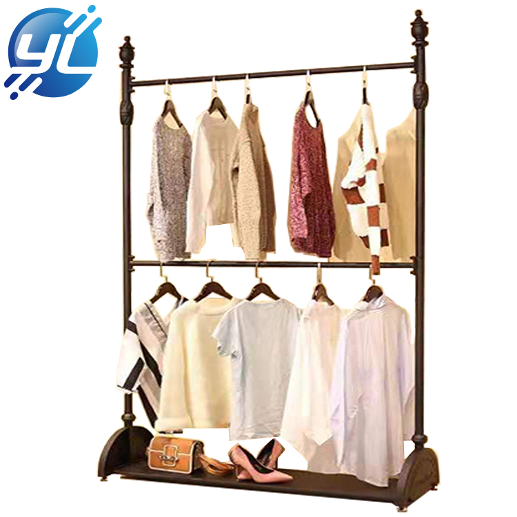 Beautiful clothes should also have a good clothing display rack, this practical and beautiful!